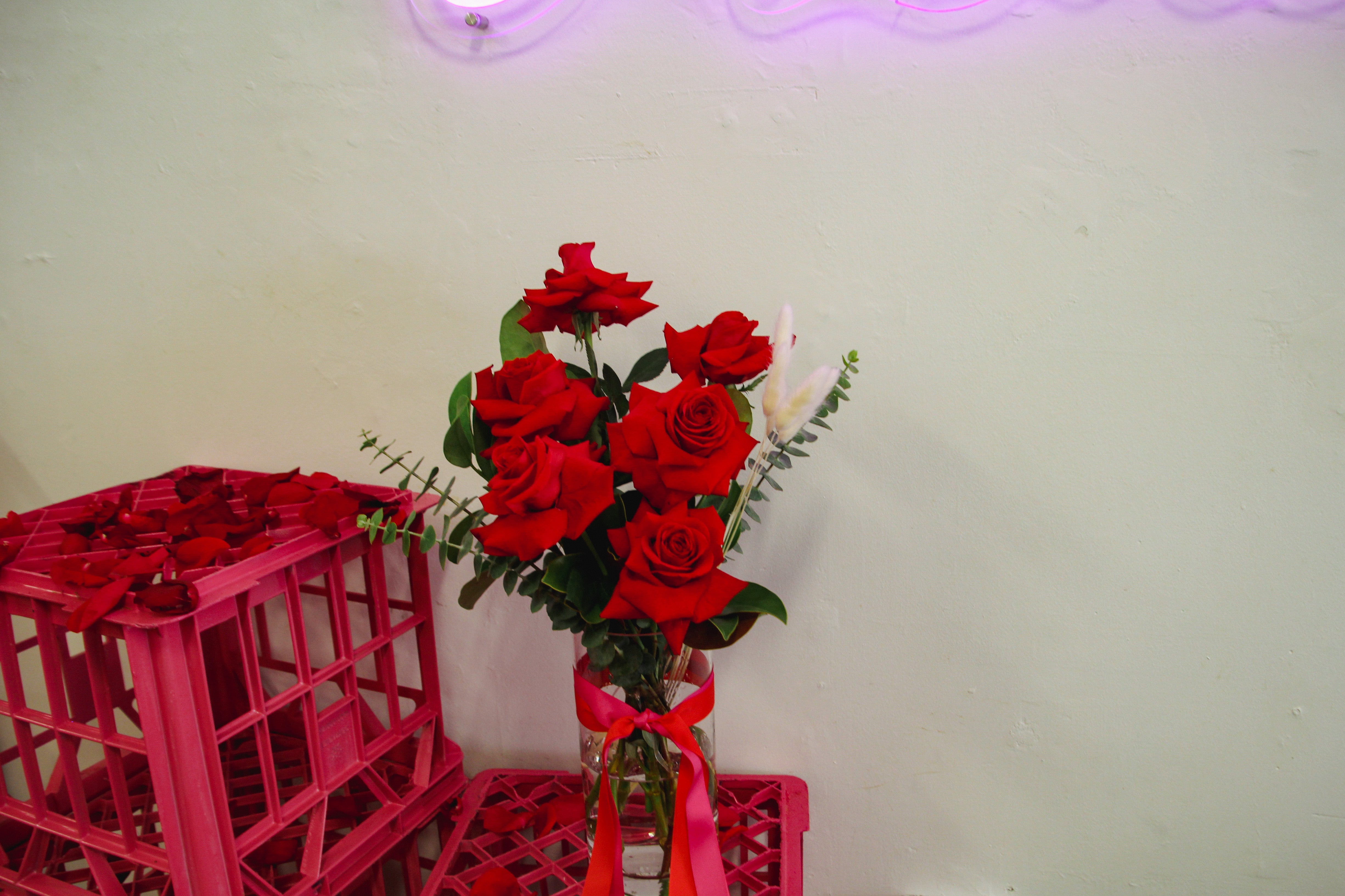 Half a Dozen Red Rose Bouquet